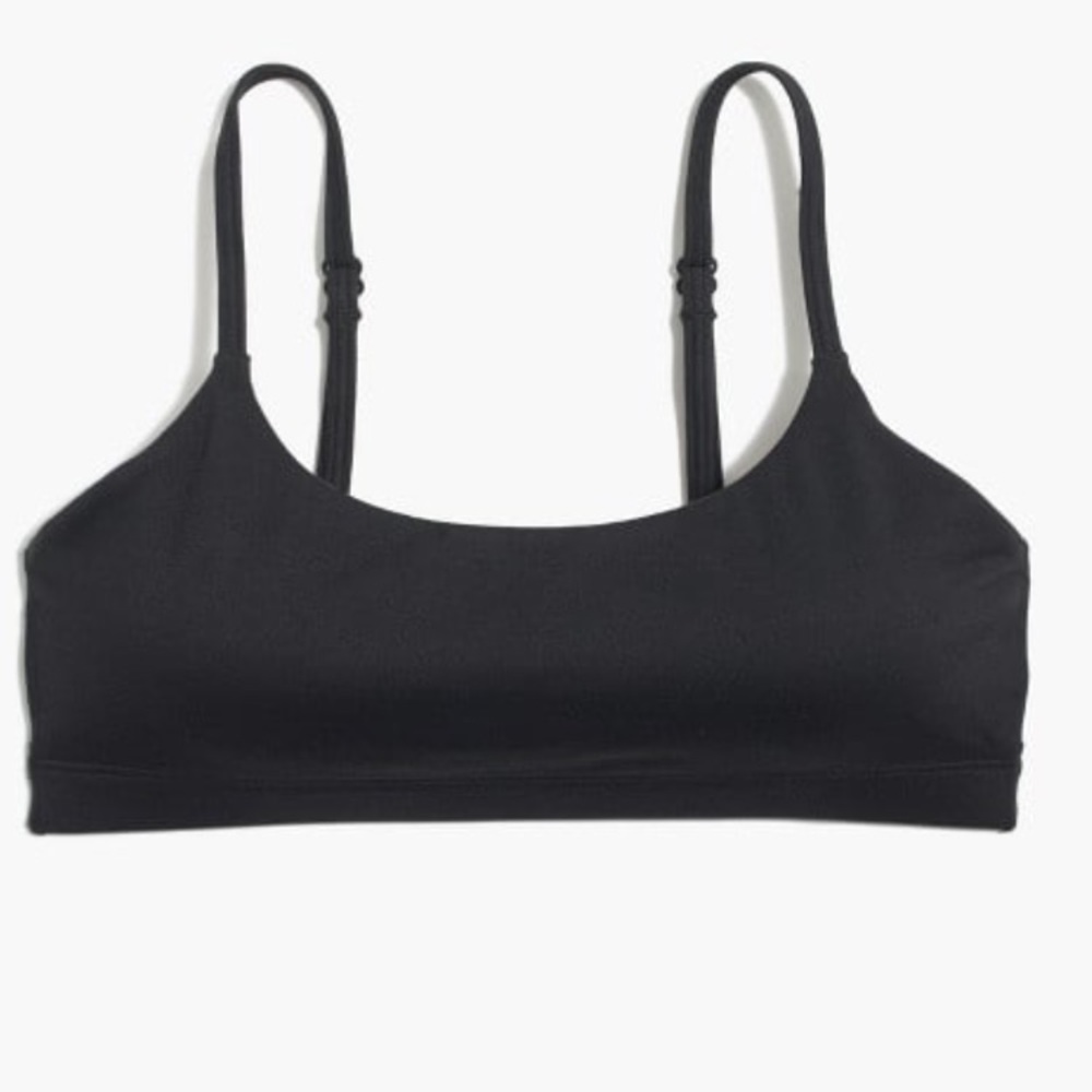 New Balance® for J.Crew black sports bra size M